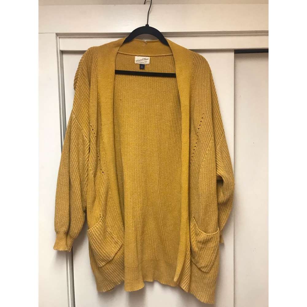 Gold Universal Thread Cardigan